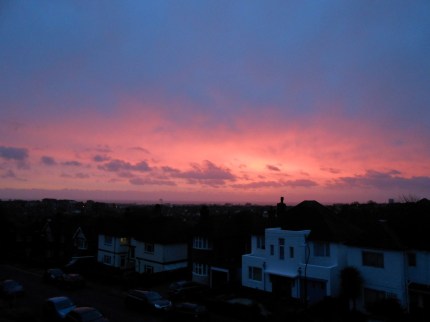 Red sky in the morning, shepherd's warning.